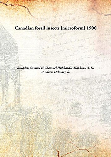 Beispielbild fr Canadian Fossil Insects [Microform] zum Verkauf von Books Puddle