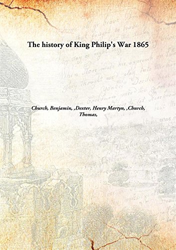 Stock image for The History of King Philip'S War for sale by Books Puddle