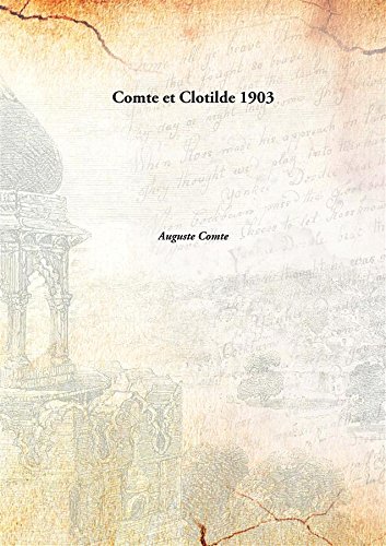 9789332880139: Comte et Clotilde 1903 [Hardcover]
