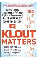 9789332901735: KLOUT MATTERS