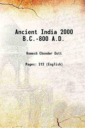 Stock image for Ancient India 2000 B.C.-800 A.D. 1904 for sale by Books Puddle