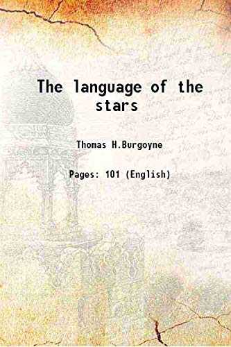 Stock image for The language of the stars 1897 for sale by Books Puddle