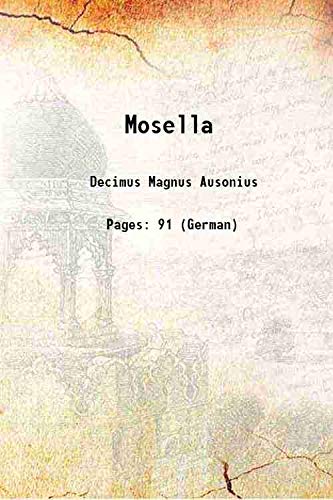 Imagen de archivo de Mosella 1895 a la venta por Books Puddle