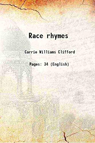 Stock image for Race rhymes 1911 for sale by Books Puddle