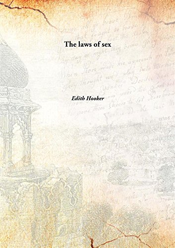 Imagen de archivo de The laws of sex a la venta por Books Puddle