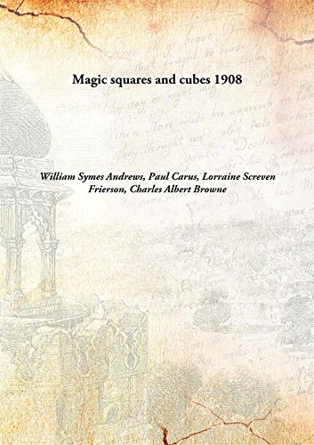 Stock image for Magic squares and cubes [HARDCOVER] for sale by Books Puddle