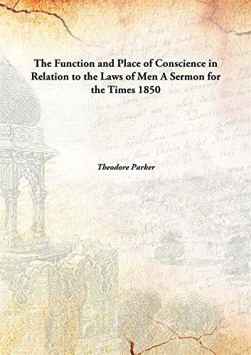 9789333150507: The Function and Place of Conscience in Relation to the Laws of Men A Sermon for the Times 1850 [Hardcover]