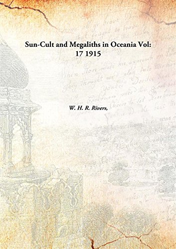 Stock image for Sun-Cult and Megaliths in Oceania [HARDCOVER] for sale by Books Puddle