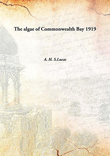 Stock image for The algae of Commonwealth Bay [HARDCOVER] for sale by Books Puddle