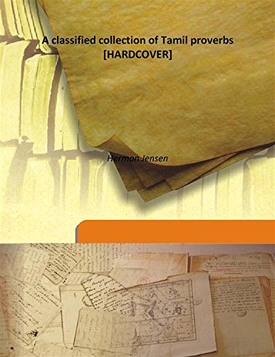 9789333168434: A classified collection of Tamil proverbs [HARDCOVER]