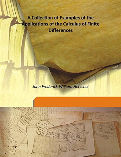 9789333172677: A Collection of Examples of the Applications of the Calculus of Finite Differences