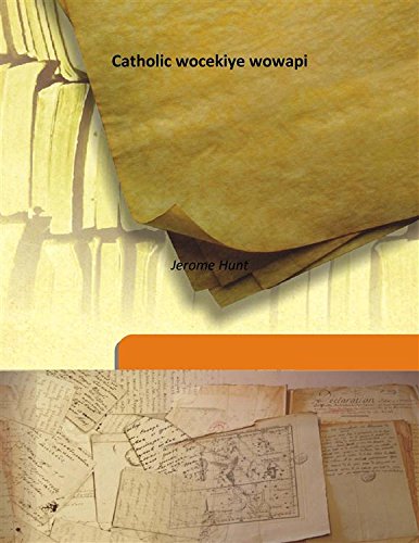 Stock image for Catholic wocekiye wowapi [HARDCOVER] for sale by Books Puddle