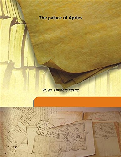 Beispielbild fr The palace of Apries [HARDCOVER] zum Verkauf von Books Puddle