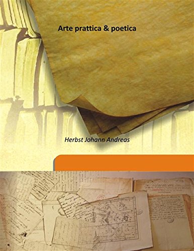 Stock image for Arte prattica &amp; poetica [HARDCOVER] for sale by Books Puddle