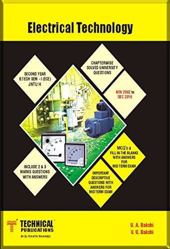 Stock image for Electrical Technology for JNTU H (SECOND YEAR B.TECH SEM-I ECE) for sale by dsmbooks