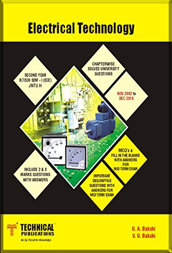 9789333215596: Electrical Technology for JNTU H (SECOND YEAR B.TECH SEM-I ECE)