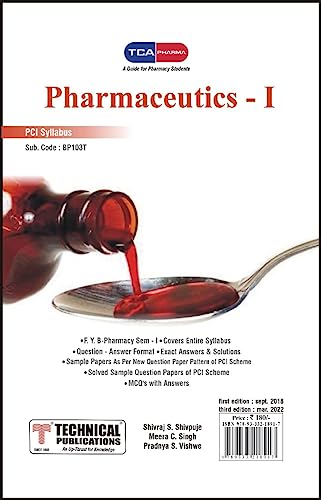 Stock image for Pharmaceutics - I 1st Sem B.Pharma for sale by dsmbooks