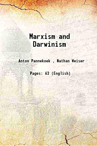 Stock image for Marxism and Darwinism [HARDCOVER] for sale by Books Puddle