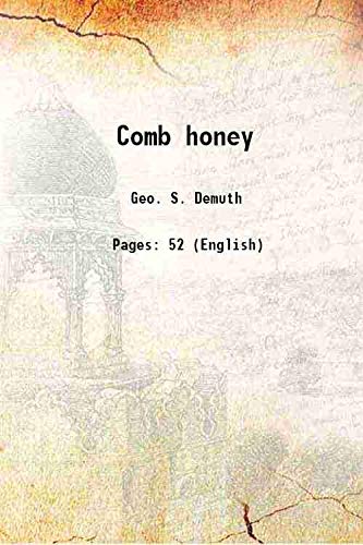 Stock image for Comb honey [HARDCOVER] for sale by Books Puddle