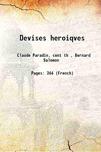 Stock image for Devises heroiqves 1557 [Hardcover] for sale by Books Puddle