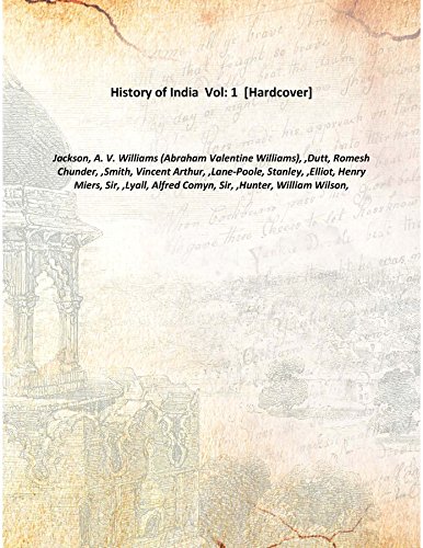 Imagen de archivo de History of India Volume 1 [Hardcover] a la venta por Books Puddle