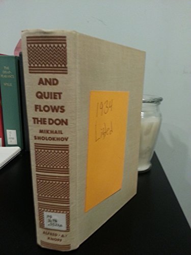 Stock image for And quiet flows the Don; a novel 1900 [Hardcover] for sale by Books Puddle