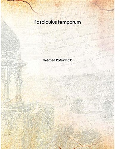 9789333382557: Fasciculus temporum 1480 [Hardcover]