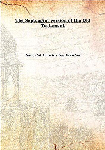 Beispielbild fr The Septuagint version of the Old Testament Vol: 2 1844 [Hardcover] zum Verkauf von Books Puddle