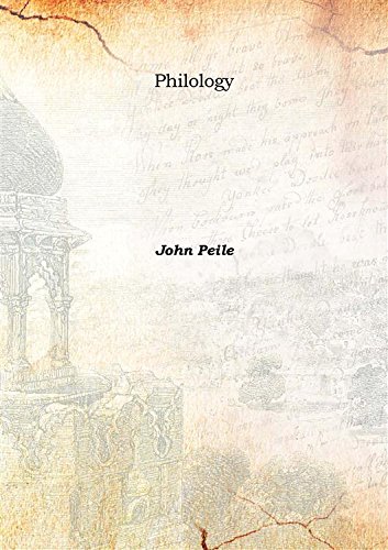 Beispielbild fr Philology 1885 [Hardcover] zum Verkauf von Books Puddle