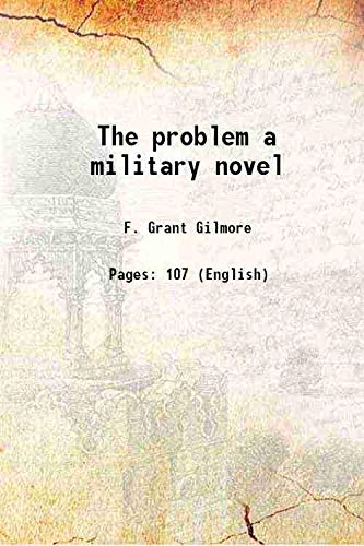 Imagen de archivo de The problem a military novel a la venta por Books Puddle