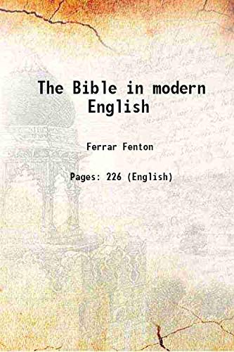 9789333403900: The Bible in modern English 1901