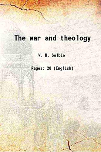 Stock image for The war and theology 1915 for sale by Books Puddle