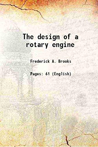 Imagen de archivo de The design of a rotary engine 1917 a la venta por Books Puddle