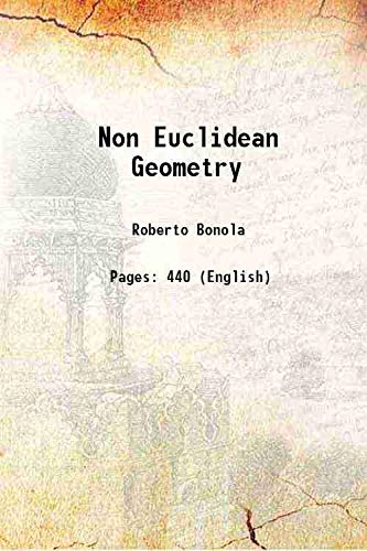 Stock image for Non Euclidean Geometry for sale by Books Puddle