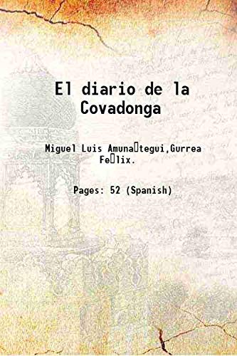 Beispielbild fr El diario de la Covadonga 1902 zum Verkauf von Books Puddle