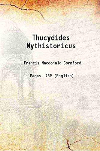 Stock image for Thucydides Mythistoricus 1907 for sale by Books Puddle