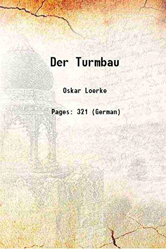 Stock image for Der Turmbau 1910 for sale by Books Puddle