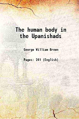 Stock image for The human body in the Upanishads 1921 for sale by Books Puddle