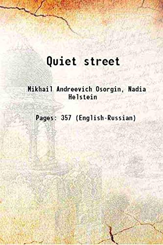 Stock image for Quiet street 1930 for sale by Books Puddle