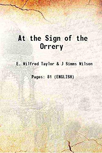 Stock image for At the Sign of the Orrery for sale by Books Puddle