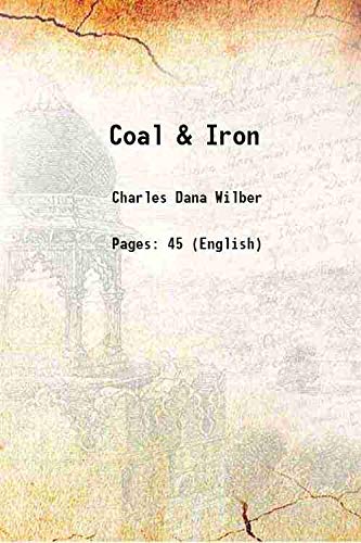 Beispielbild fr Coal & Iron 1872 zum Verkauf von Books Puddle