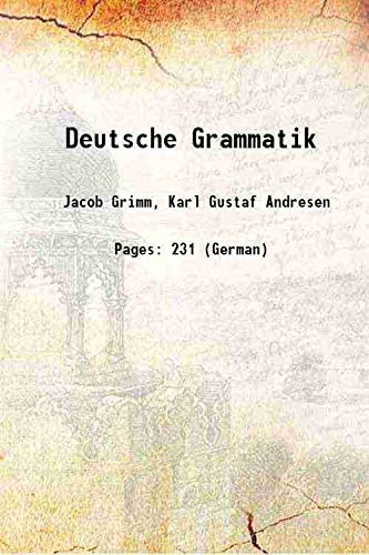 Stock image for Deutsche Grammatik 1827 for sale by Books Puddle