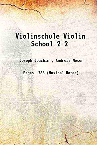 Beispielbild fr Violinschule Violin School Volume 2 1905 zum Verkauf von Books Puddle