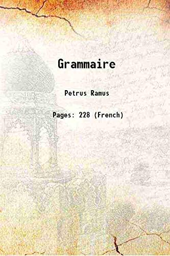 Stock image for Grammaire 1587 for sale by Books Puddle