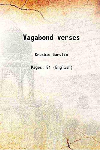 Imagen de archivo de Vagabond verses 1917 a la venta por Books Puddle