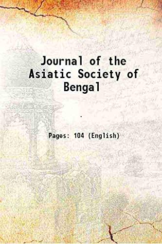 Stock image for Journal of the Asiatic Society of Bengal 1832 for sale by Books Puddle