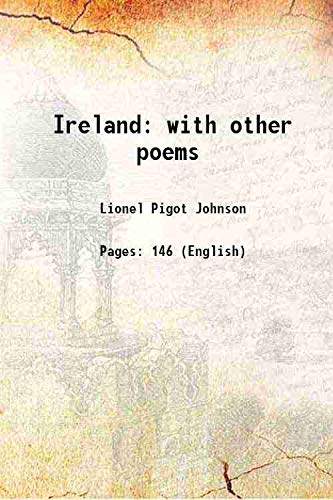 Imagen de archivo de Ireland with other poems 1897 a la venta por Books Puddle