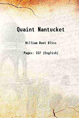Imagen de archivo de Quaint Nantucket 1896 a la venta por Books Puddle