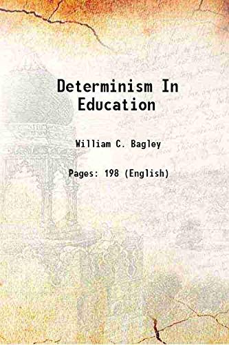 Beispielbild fr Determinism In Education 1926 zum Verkauf von Books Puddle