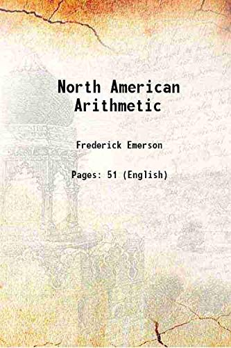 Stock image for North American Arithmetic 1871 for sale by Books Puddle